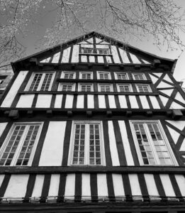 Half-timbered houses Place des Otages Morlaix.